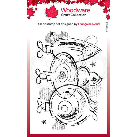 Woodware Clear Magic Stamps - Three Baubles