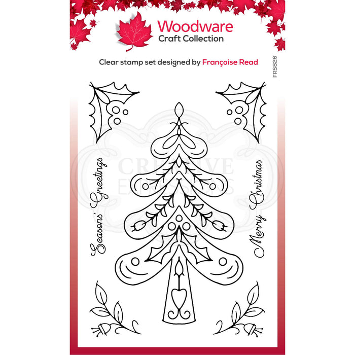 Woodware Clear Magic Stamps - Nordic Trees