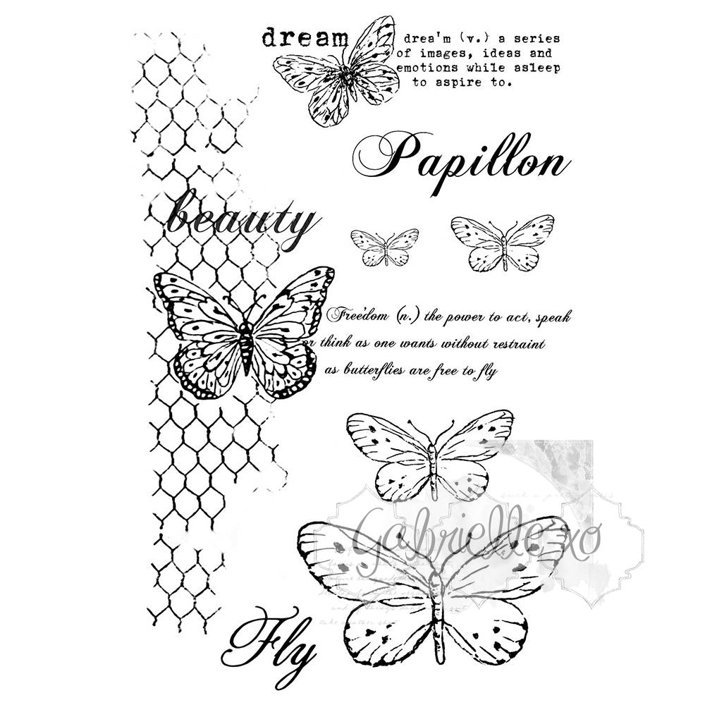 49 And Market Clear Stamps - Gabi's Butterflies Are Free