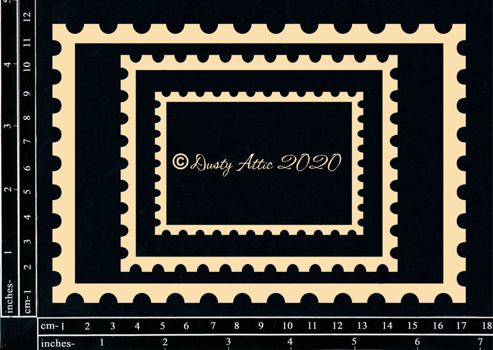 Dusty Attic - Get Framed Postage Rectangle
