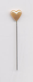 Heart Shaped Pin - Gold