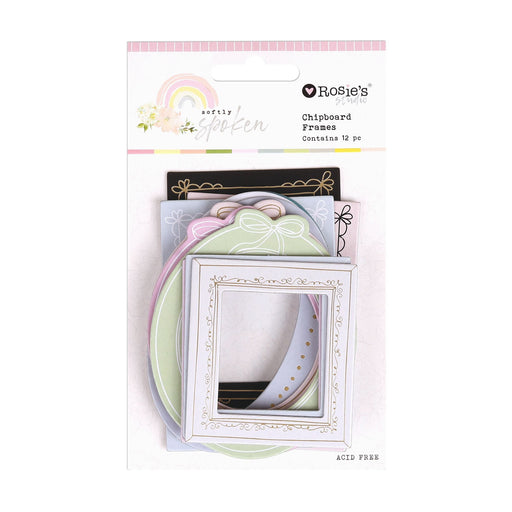 Rosie's Studio Softly Spoken - Chipboard Frames