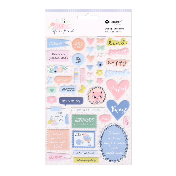 Rosie's Studio One Of A Kind - Puffy Stickers