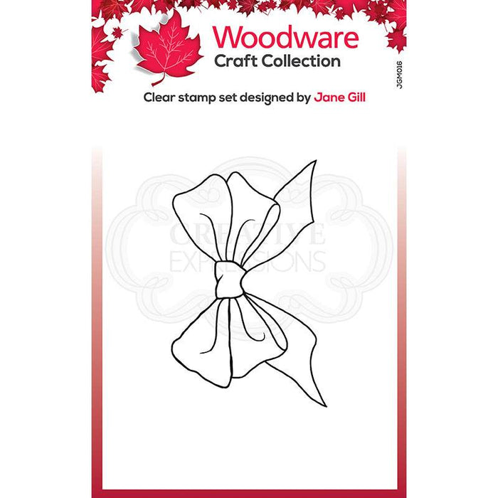 Woodware Clear Magic Singles Stamp - Mini Big Bow