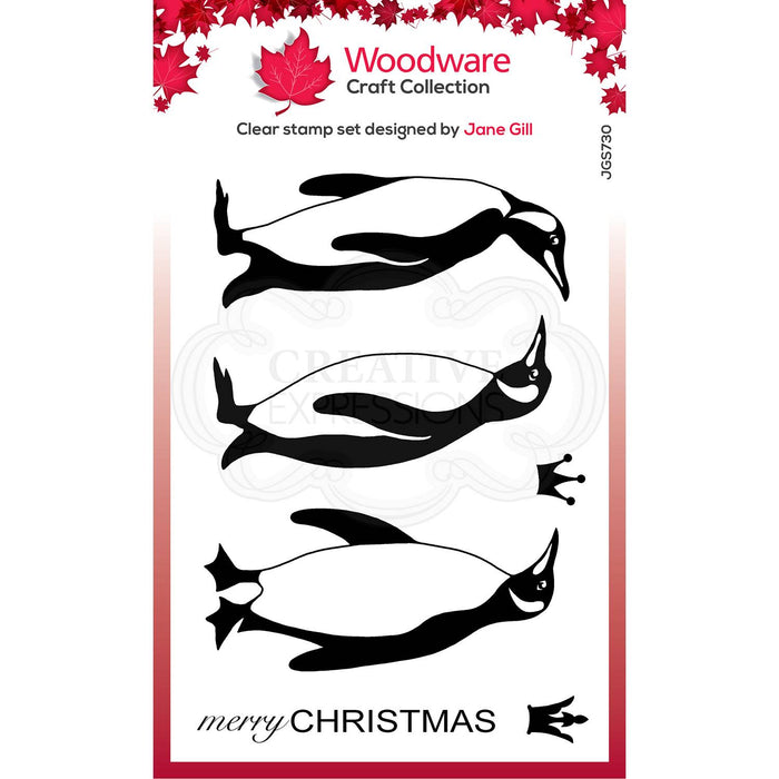 Woodware Clear Magic Stamps - King Penguins