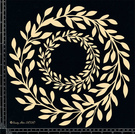 Dusty Attic - Leafy Frame Set #3