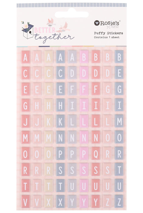 Rosie's Studio It's Better Together - Puffy Mini Alphabet