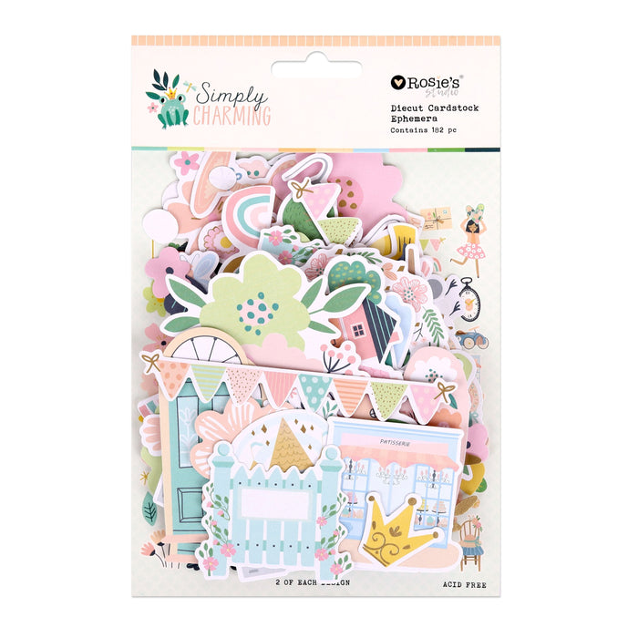 Rosie's Studio Simply Charming - Diecut Ephemera