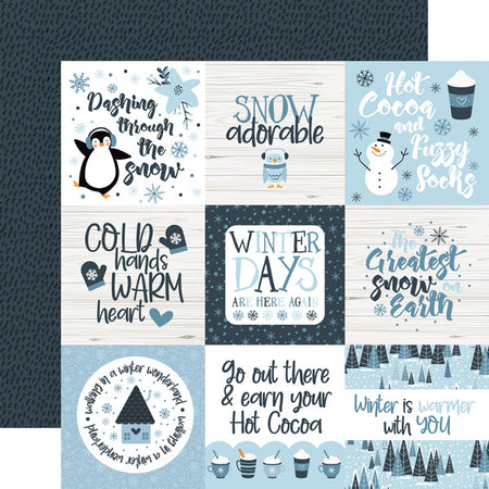Echo Park The Magic Of Winter - 4x4 Journaling Cards