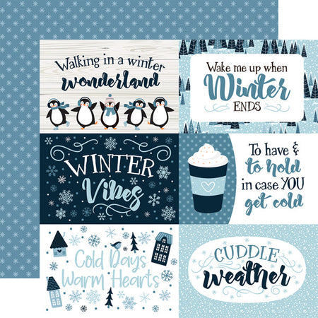 Echo Park The Magic Of Winter - 6x4 Journaling Cards