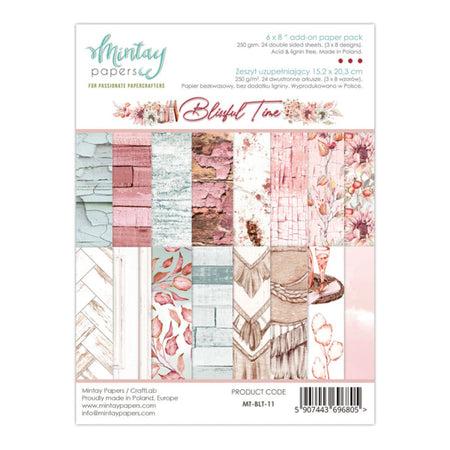 Mintay Papers Blissful Time - 6x8 Add-On Paper Pad