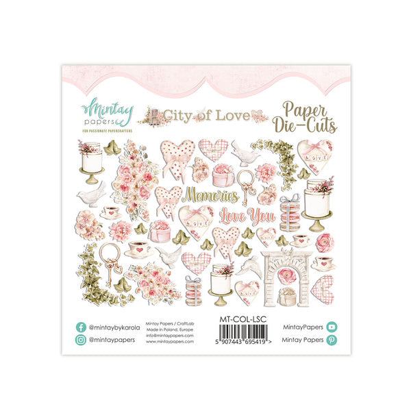 Mintay Papers City Of Love - Die Cuts