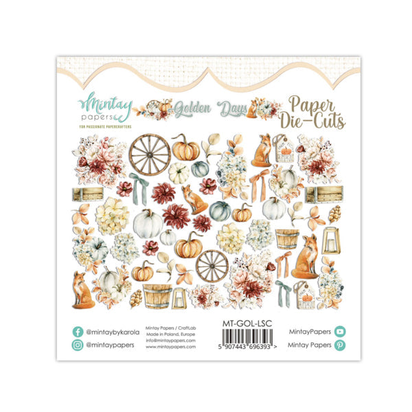 Mintay Papers Golden Days - Die Cuts