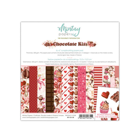 Mintay Papers Chocolate Kiss - 6x6 Paper Pad