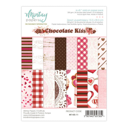 Mintay Papers Chocolate Kiss - 6x8 Add-On Paper Pad