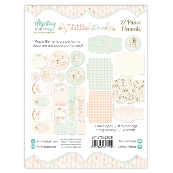 Mintay Papers Little One - Paper Elements