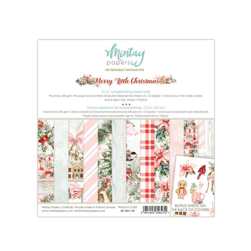 Mintay Papers Merry Little Christmas - 6x6 Paper Pad