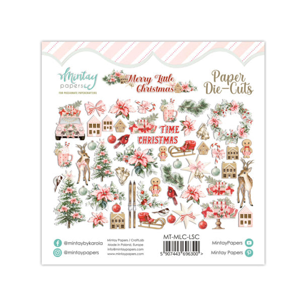 Mintay Papers Merry Little Christmas - Die Cuts