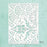Mintay Papers 6x8 Stencil - Lacey