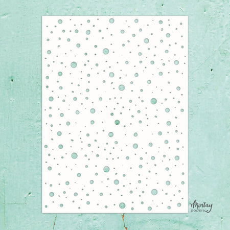 Mintay Papers 6x8 Stencil - Dots