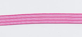 May Arts Iridescent Sheer Stripes - Fuschia