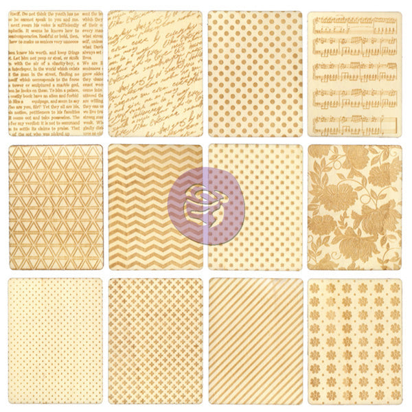 Prima Wooden ATC - Lovely Prints