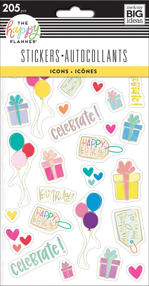Me & My Big Ideas Happy Planner - Mini Icons Stickers