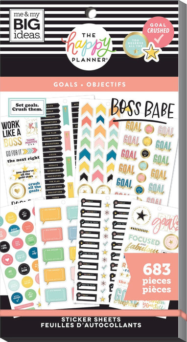 Me & My Big Ideas Happy Planner - Sticker Value Pack Goals