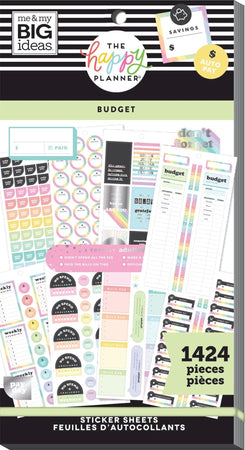 Me & My Big Ideas Happy Planner - Sticker Value Pack Budget