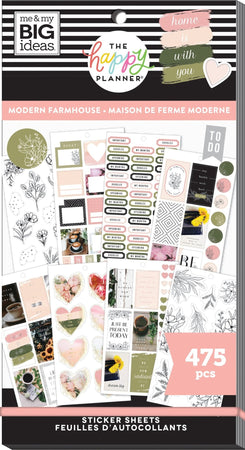 Me & My Big Ideas Happy Planner Sticker Value Pack - Modern Farmhouse