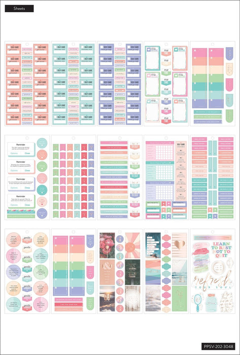 Me & My Big Ideas Happy Planner Sticker Value Pack - Mood Tracking/Mental Health