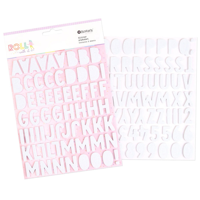 Rosie's Studio Roll With It - Foam Glitter Alphabet