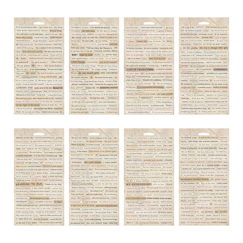 Tim Holtz Idea-Ology - Clippings Stickers 622 pieces