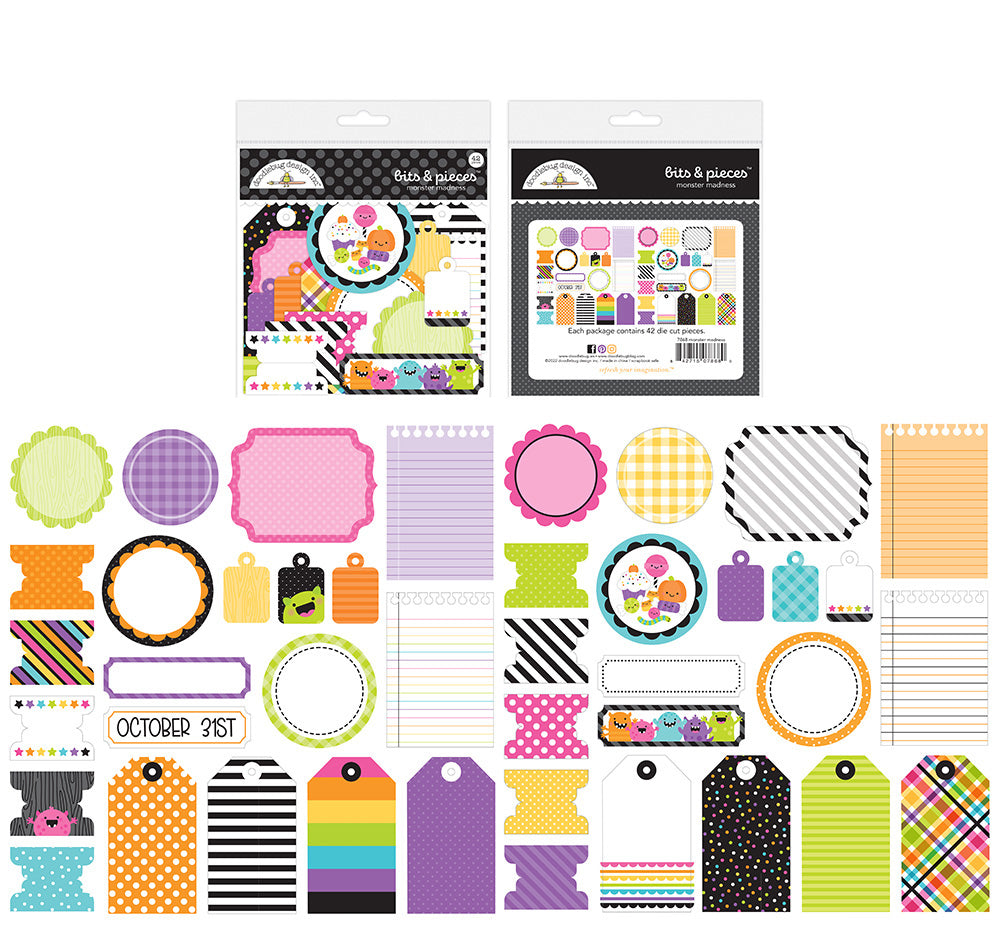 Doodlebug Design Monster Madness - Bits & Pieces