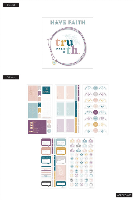 Me & My Big Ideas Happy Planner - Simple Faith Classic Planner Companion Accessories