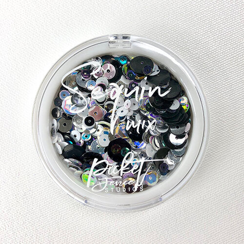 Picket Fence Studios Sequin Mix - Black Russian