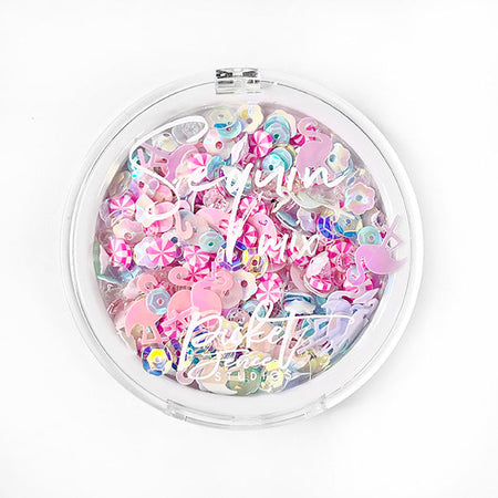 Picket Fence Studios Sequin Mix - Pink Flamingo Mambo