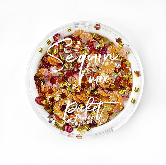 Picket Fence Studios Sequin Mix - Autumn Leaves