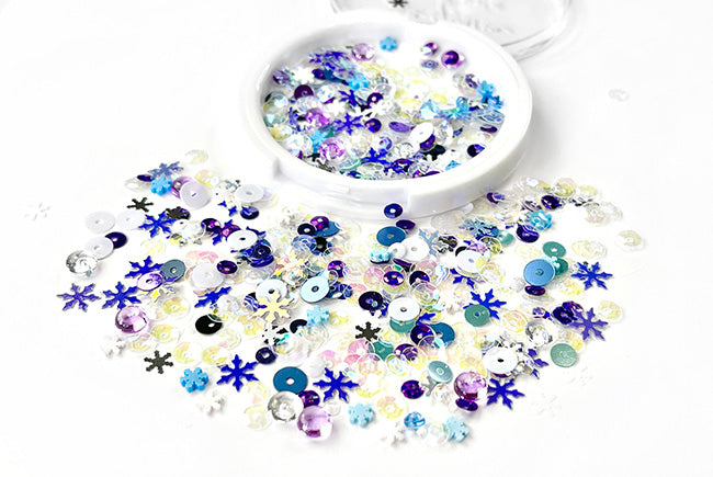 Picket Fence Studios Sequin Mix - Plum Pudding