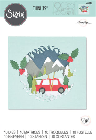 Sizzix Thinlits Die - Winter Woodland