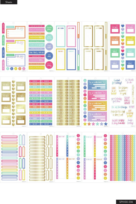 Me & My Big Ideas Happy Planner Sticker Value Pack - Brights