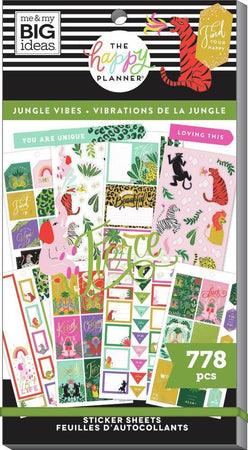 Me & My Big Ideas Happy Planner - Sticker Value Pack Jungle Vibes