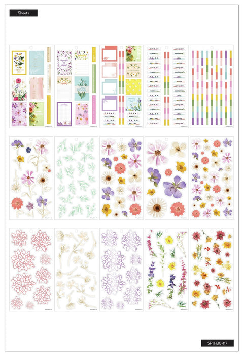Me & My Big Ideas Happy Planner - Sticker Value Pack Pressed Florals