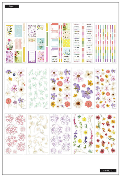 Me & My Big Ideas Happy Planner - Sticker Value Pack Pressed Florals