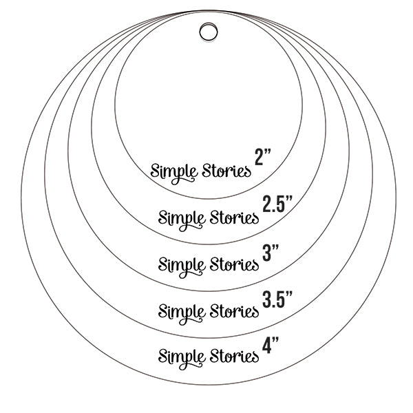 Simple Stories Sn@p - Circle Photo Crops 