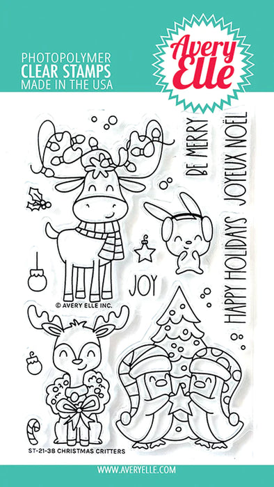Avery Elle Clear Stamps - Christmas Critters