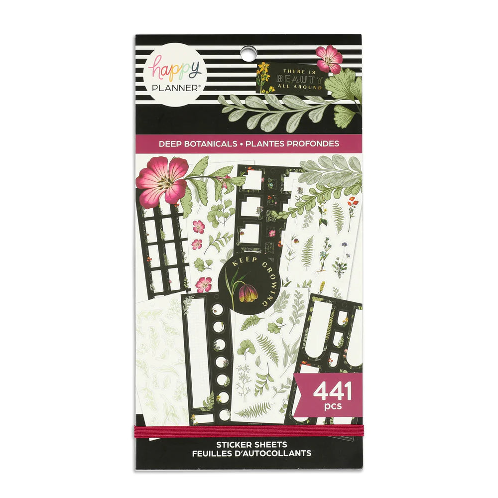 Me & My Big Ideas Happy Planner Sticker Value Pack - Deep Botanicals