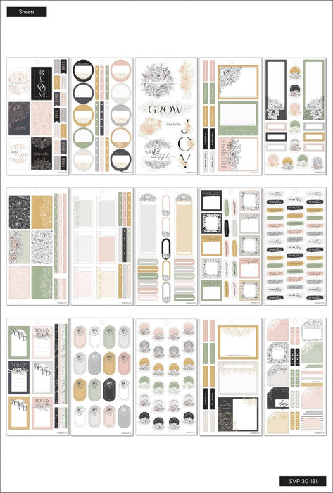 Me & My Big Ideas Happy Planner Sticker Value Pack - Belle Fleurs