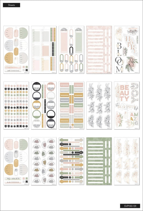 Me & My Big Ideas Happy Planner Sticker Value Pack - Belle Fleurs