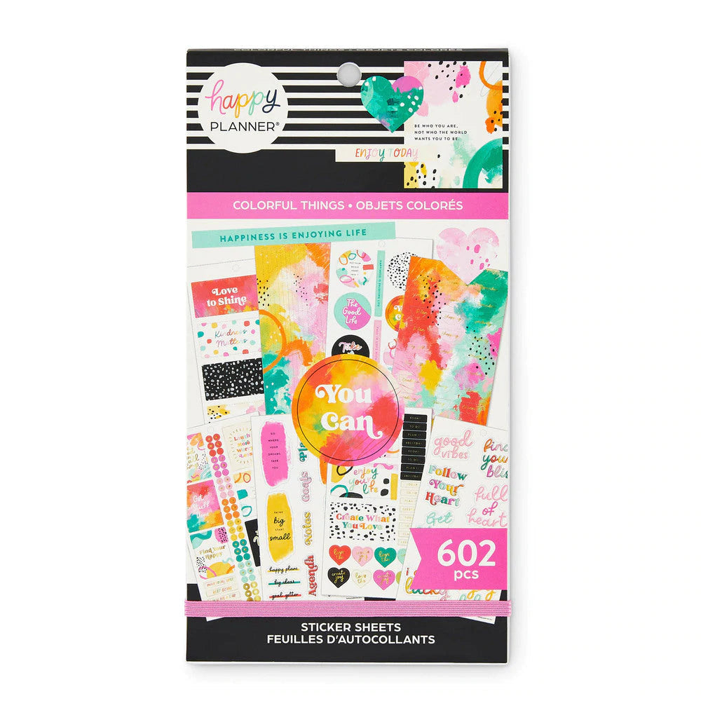 Me & My Big Ideas Happy Planner Sticker Value Pack - Colorful Things